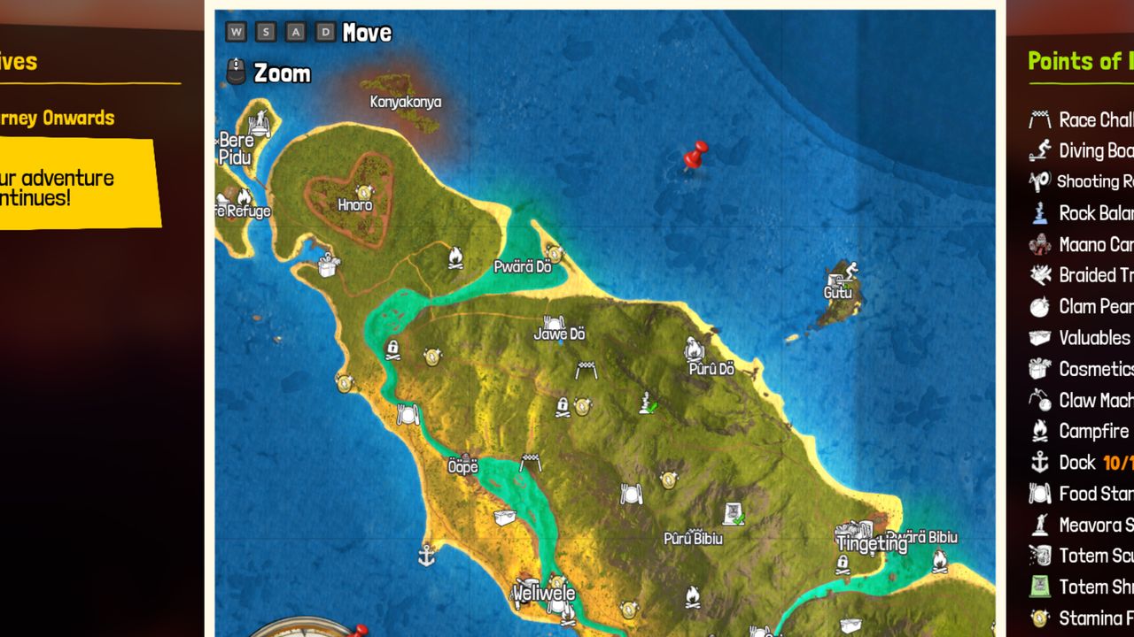 Tchia treasure map