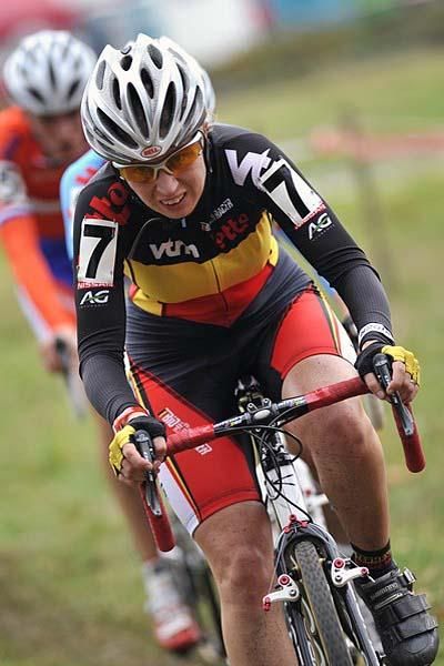 Joyce Vanderbeken of Belgium rids to ninth.