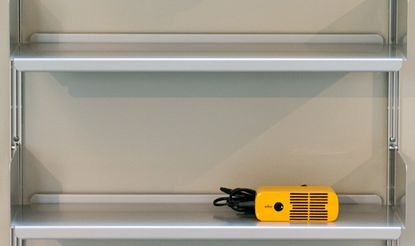 Shelf with power tool