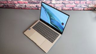 The Asus Zenbook S13 on a desk