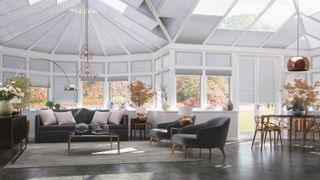 Thermal conservatory blind ideas