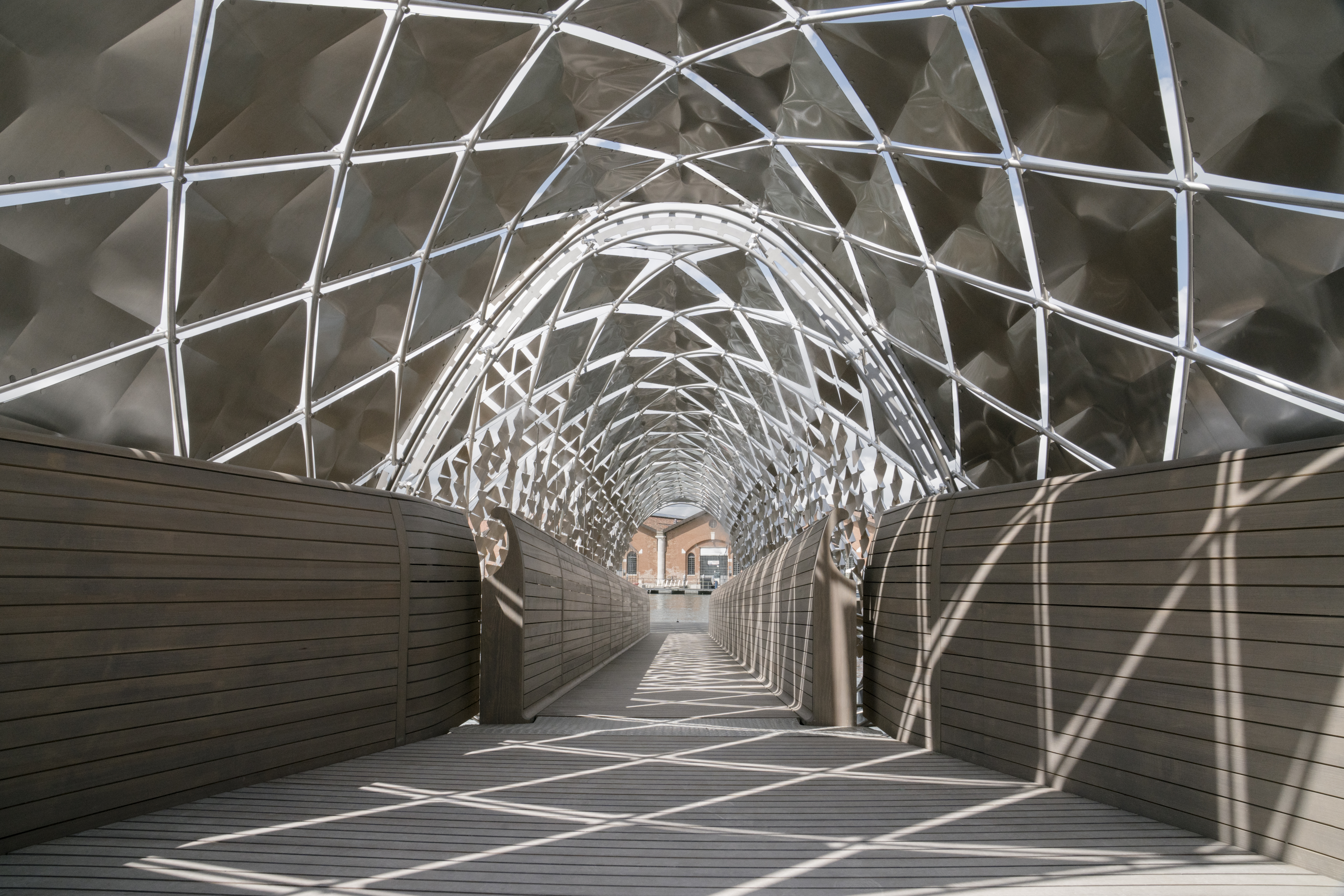 Porsche Gateway to Venice's Waterway installation