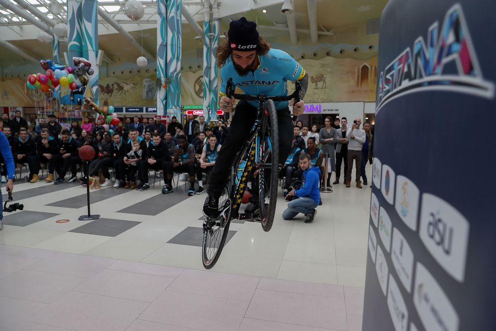 Vittorio Brumotti was on hand for a few tricks