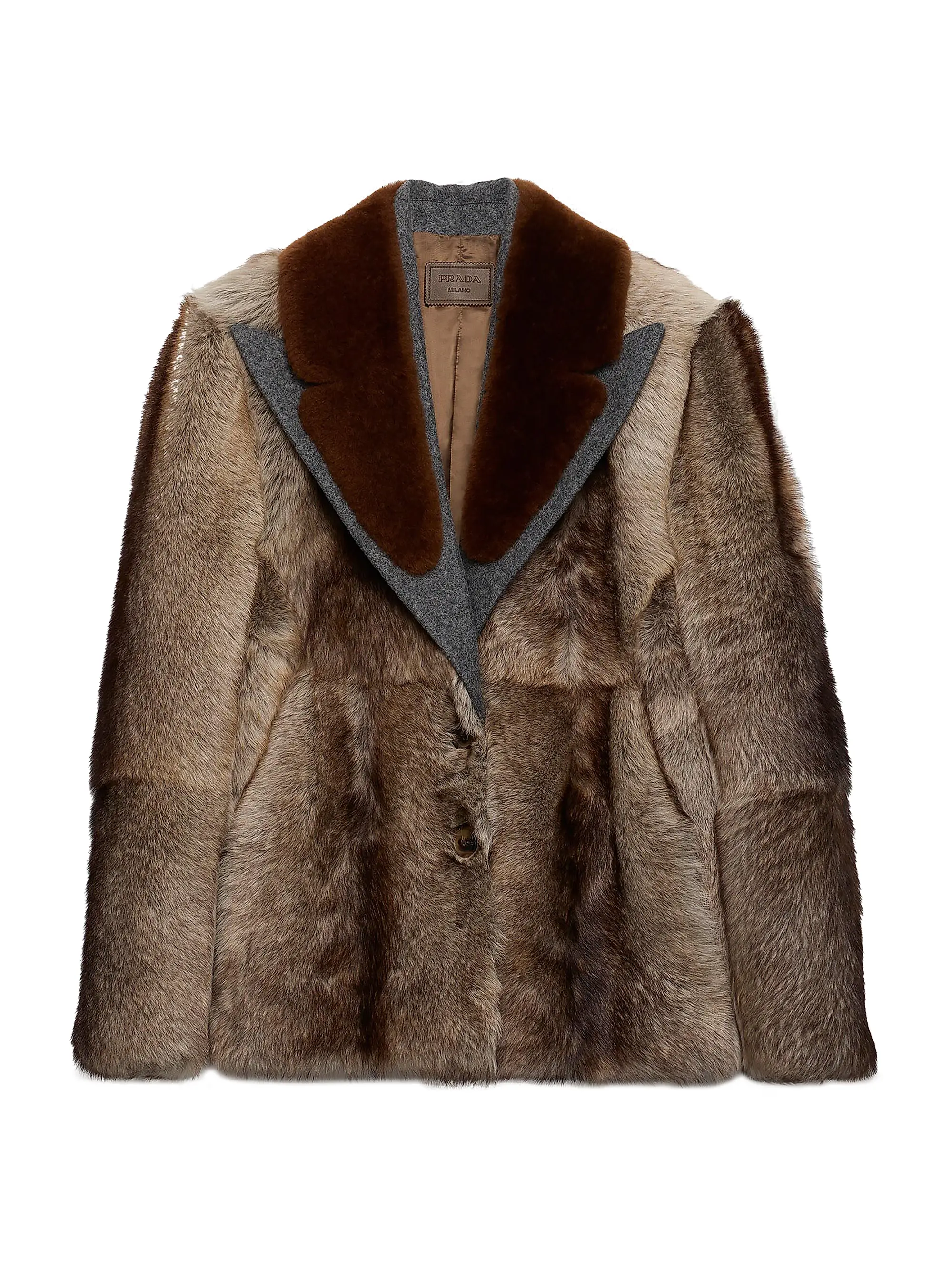 Shearling and Cloth Coat