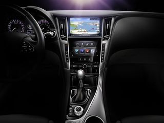 A image of nissan Q50 dashboard
