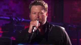 Blake Shelton performs on CBS' New Year's Eve Live: Nashville's Big Bash.