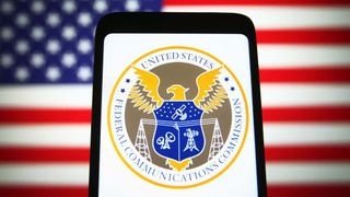 FCC seal on smartphone