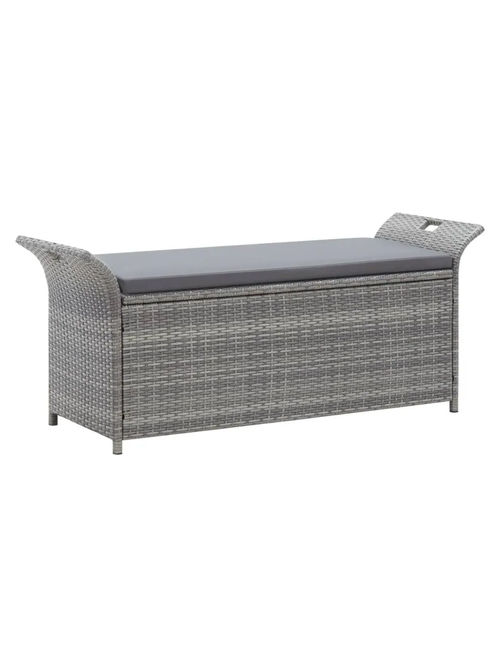 Rattan Storage Box with Cushion