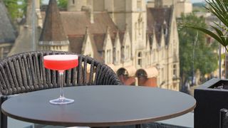 A cocktail at the Roof top bar at The Store in Oxford