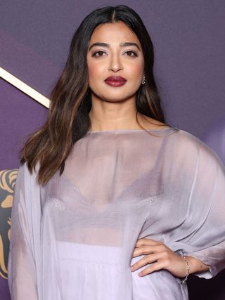 Radhika Apte on the BAFTA 2025 red carpet