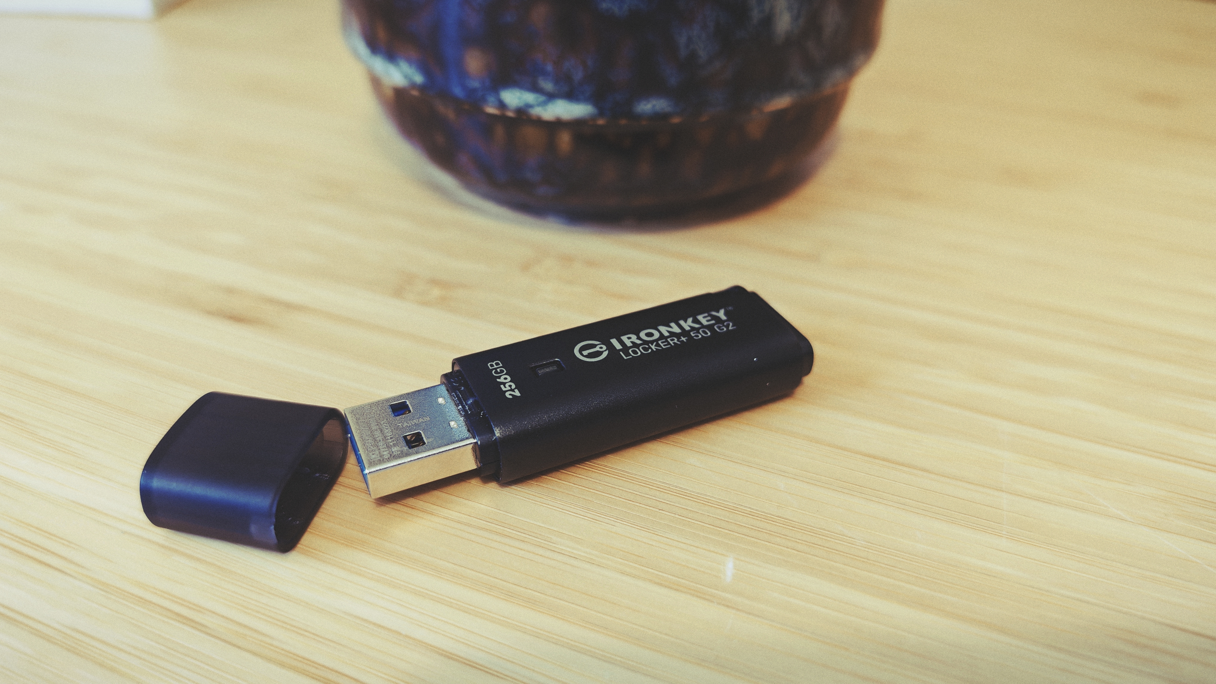 A picture of the Kingston IronKey Locker+ 50 G2