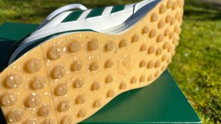 The spikeless outsole of the adidas S2G SL golf shoe