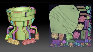 It’s better at unwrapping organic models, but UV Master will make a decent stab at hard surface models too