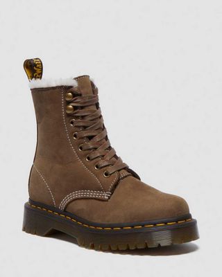 Dr Martens Women's 1460 Bex Fur Lined Lace Up Boots