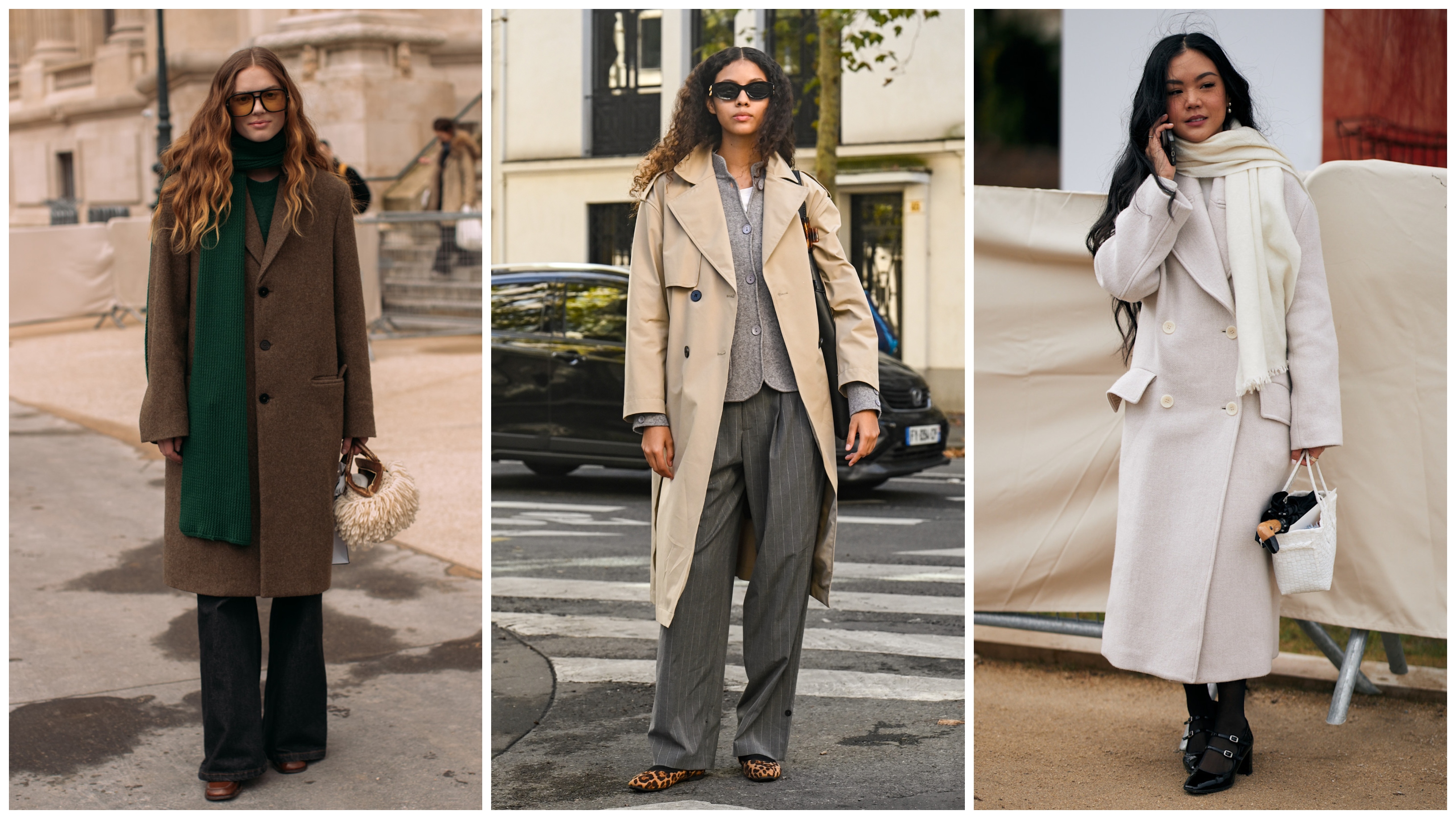 collage of women wearing winter outfits 