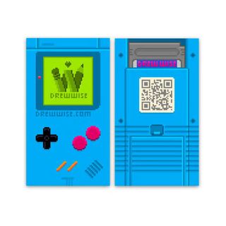 QR code on gameboy