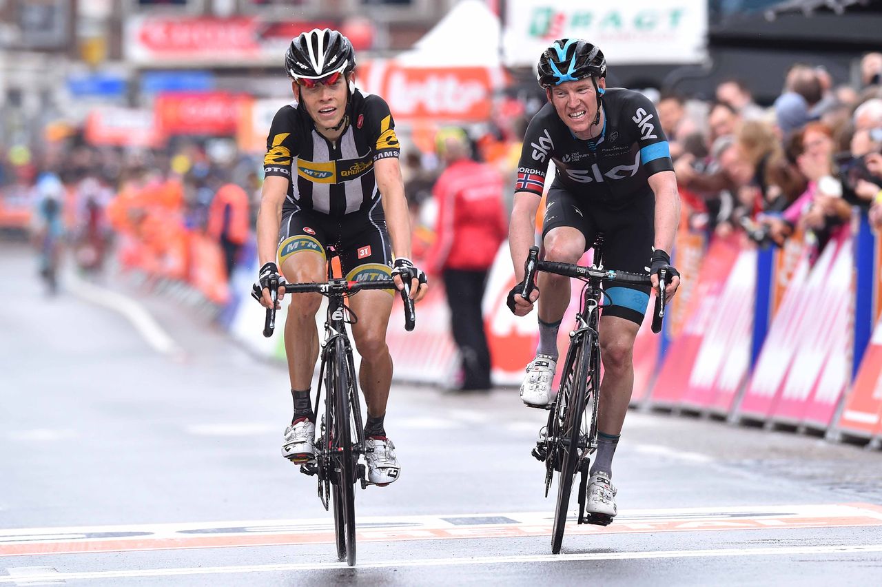 Louis Meintjes (MTN-Qhubeka) finishes in 11th place after an impressive ride