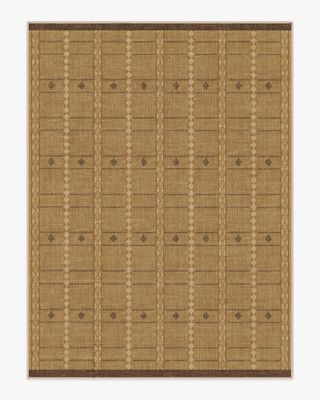 Ruggable x goop collaboration patterned neutral rug