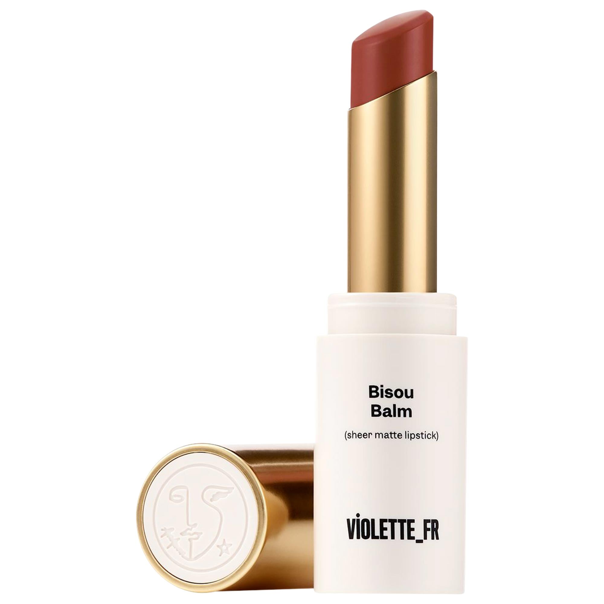 Bisou Balm Sheer Matte Lipstick - Mon Cheri