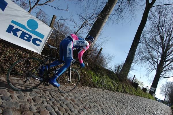Danilo Hondo (Lampre) on the Koppenberg