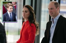 Prince George drop in and main Kate Middleton and Prince William