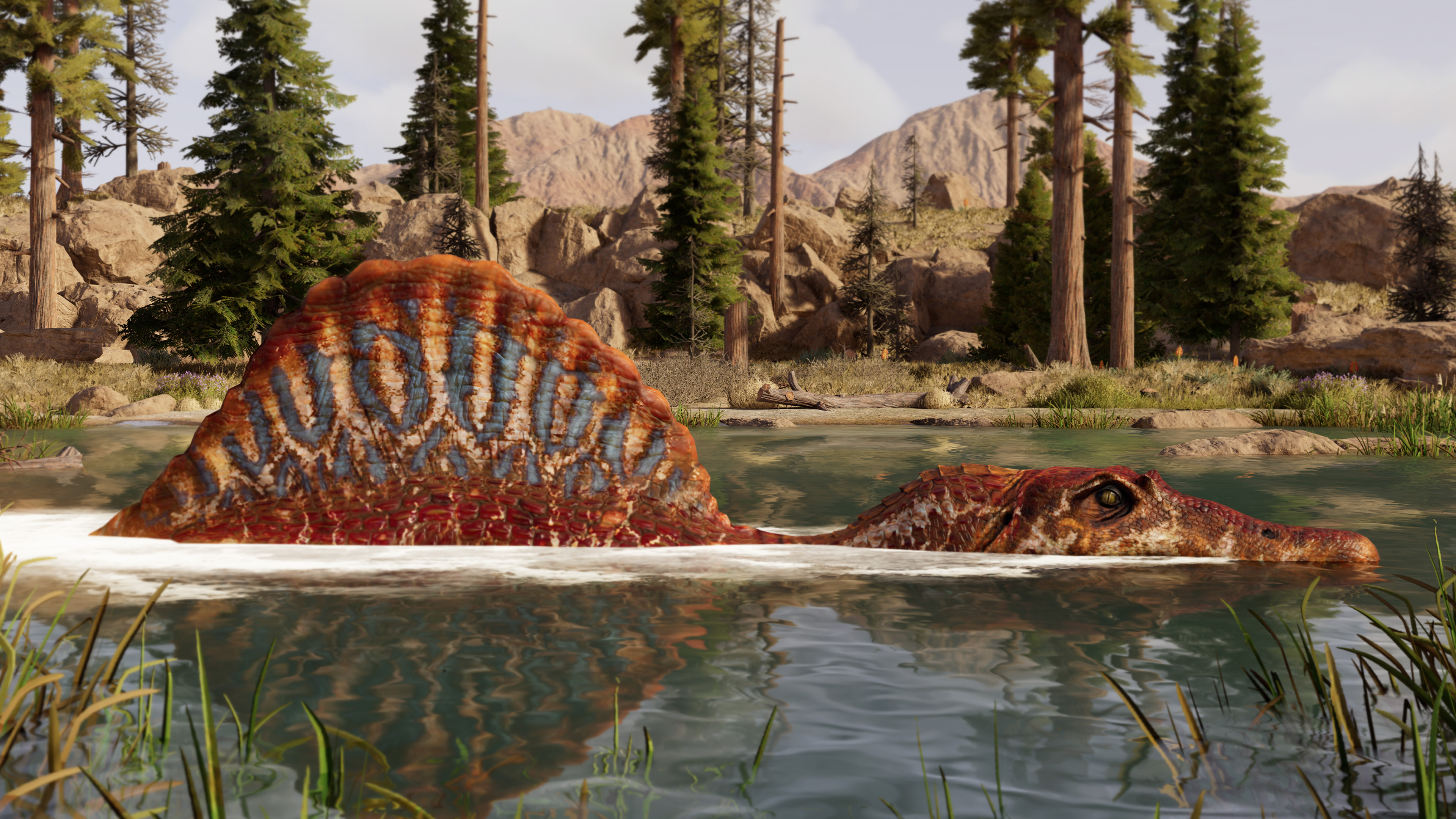 Jurassic World Evolution 3 early promotional screenshots.