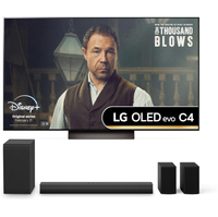 LG  55-inch C4 OLED TV w/ free LG US40TR 4.1 channel soundbar 