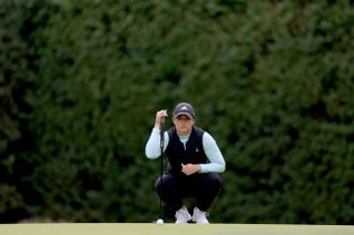 Linn Grant's putter was on fire during her 68 yesterday, taking only 24 putts