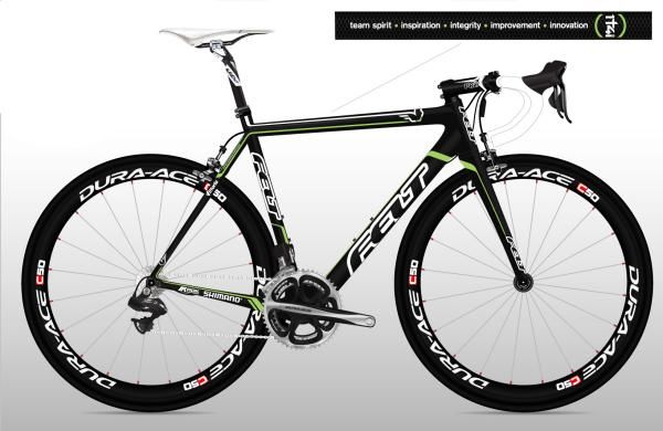 The bike that the 1t4i - Shimano team will ride in 2012.