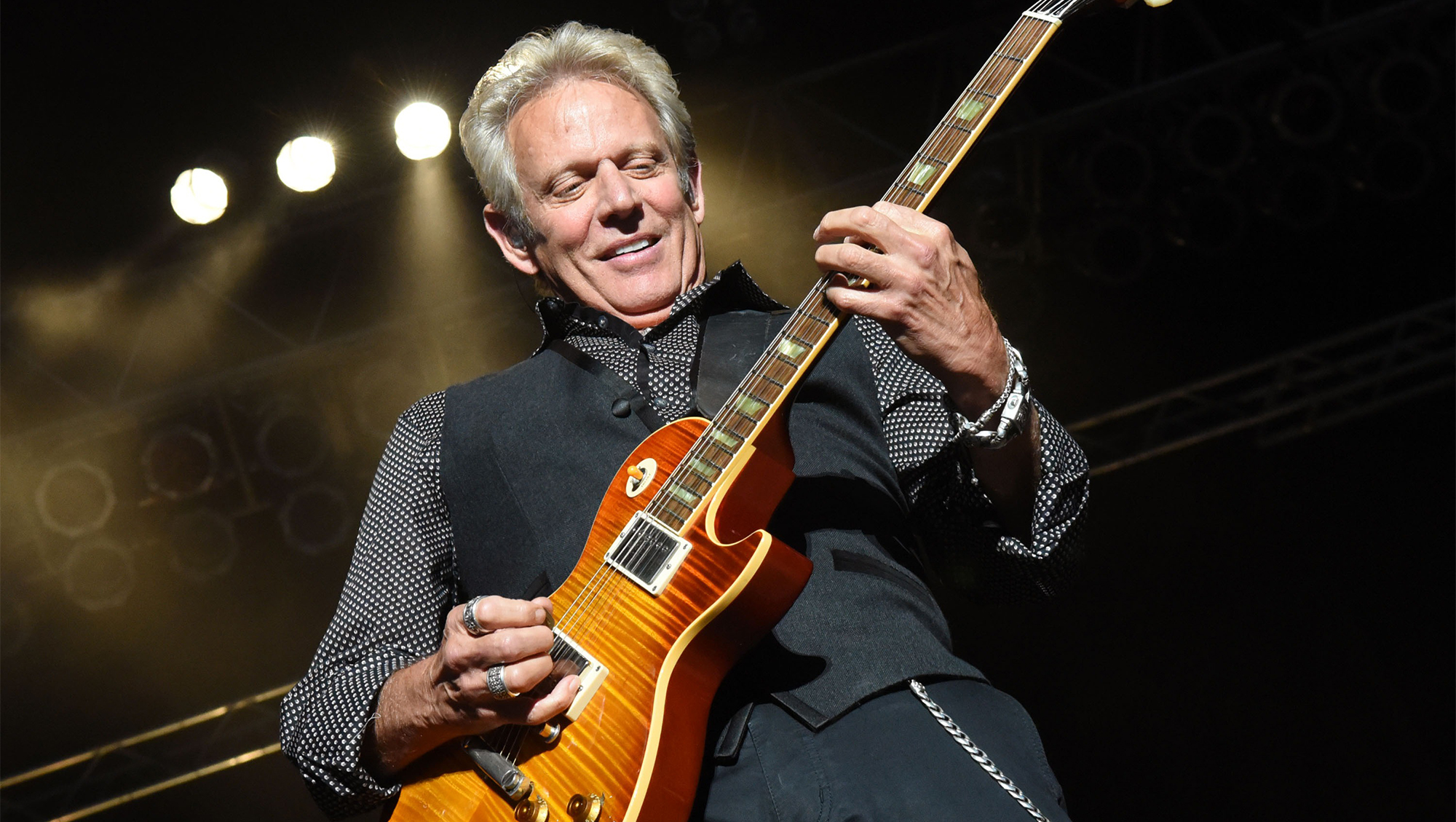 Don Felder performs at Verizon Wireless Amphitheater on May 2, 2015 in Alpharetta, Georgia.