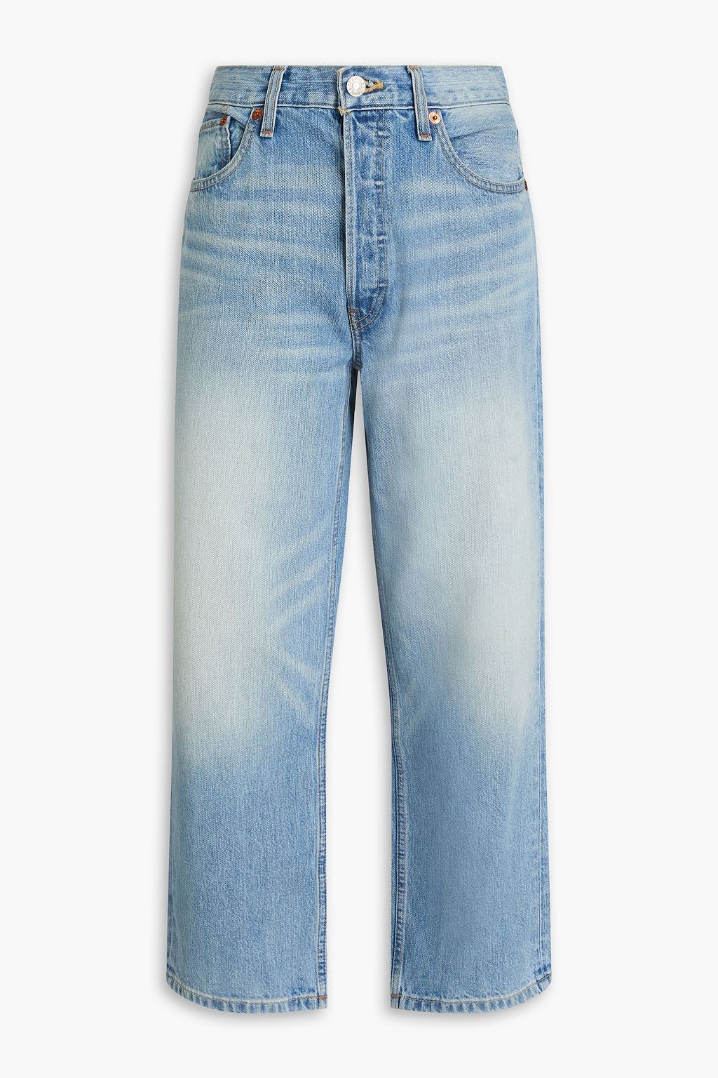 Cropped Wide-Leg Jeans