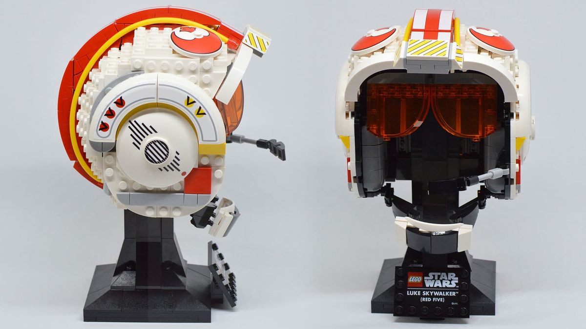 Lego Star Wars Luke Skywalker (Red Five) Helmet review Space