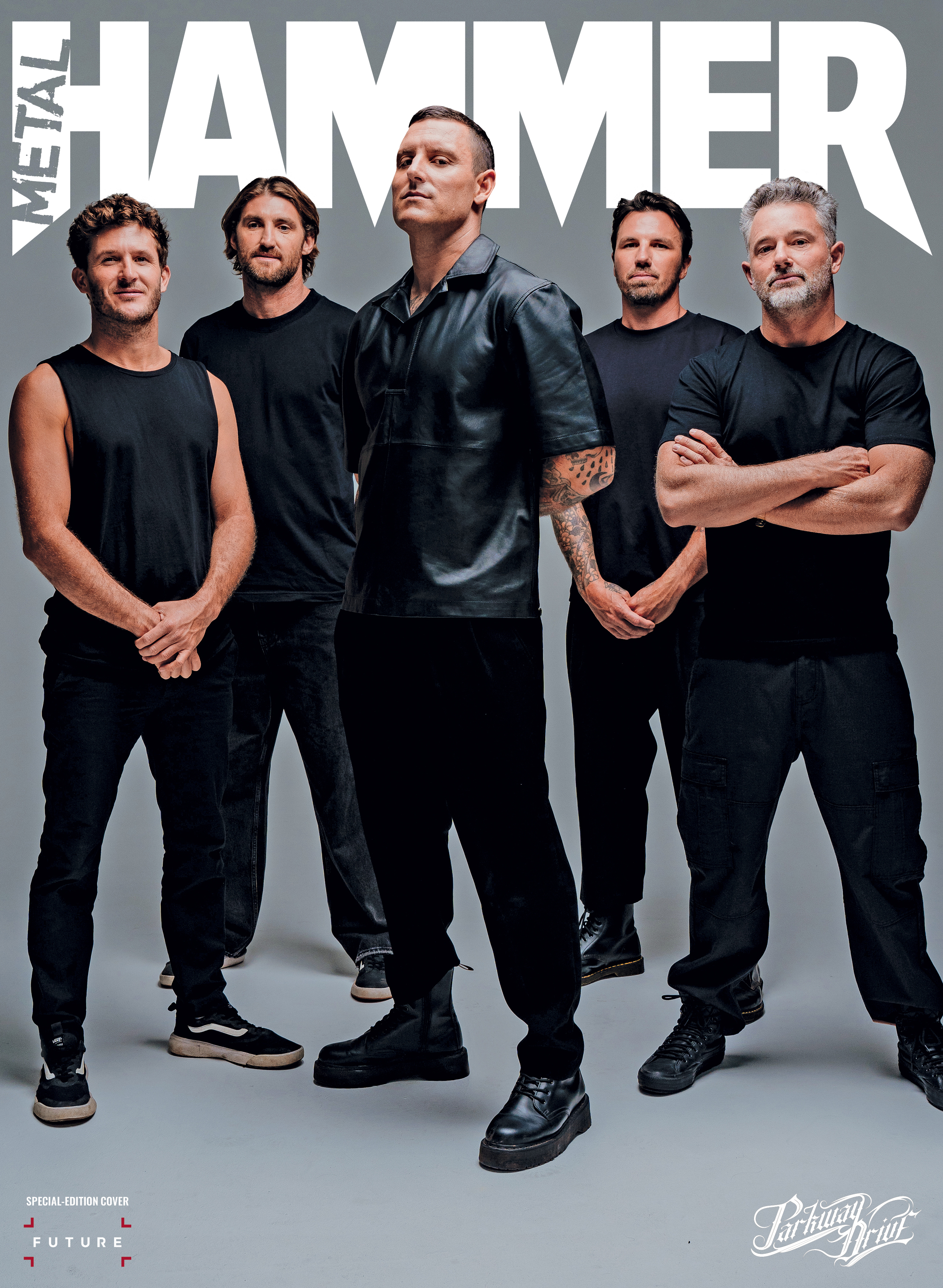 Parkway Drive on the cover of Metal Hammer in 2025