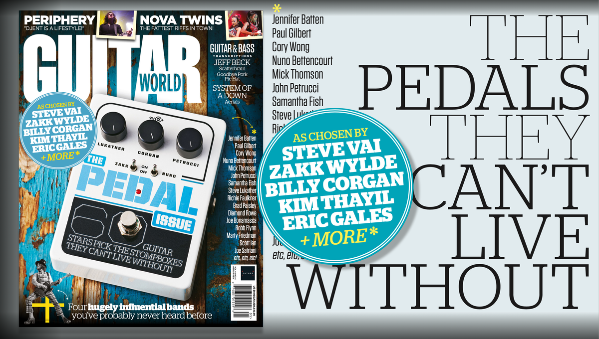 The pedals that the world's greatest guitarists can't live without – only in the new Guitar World