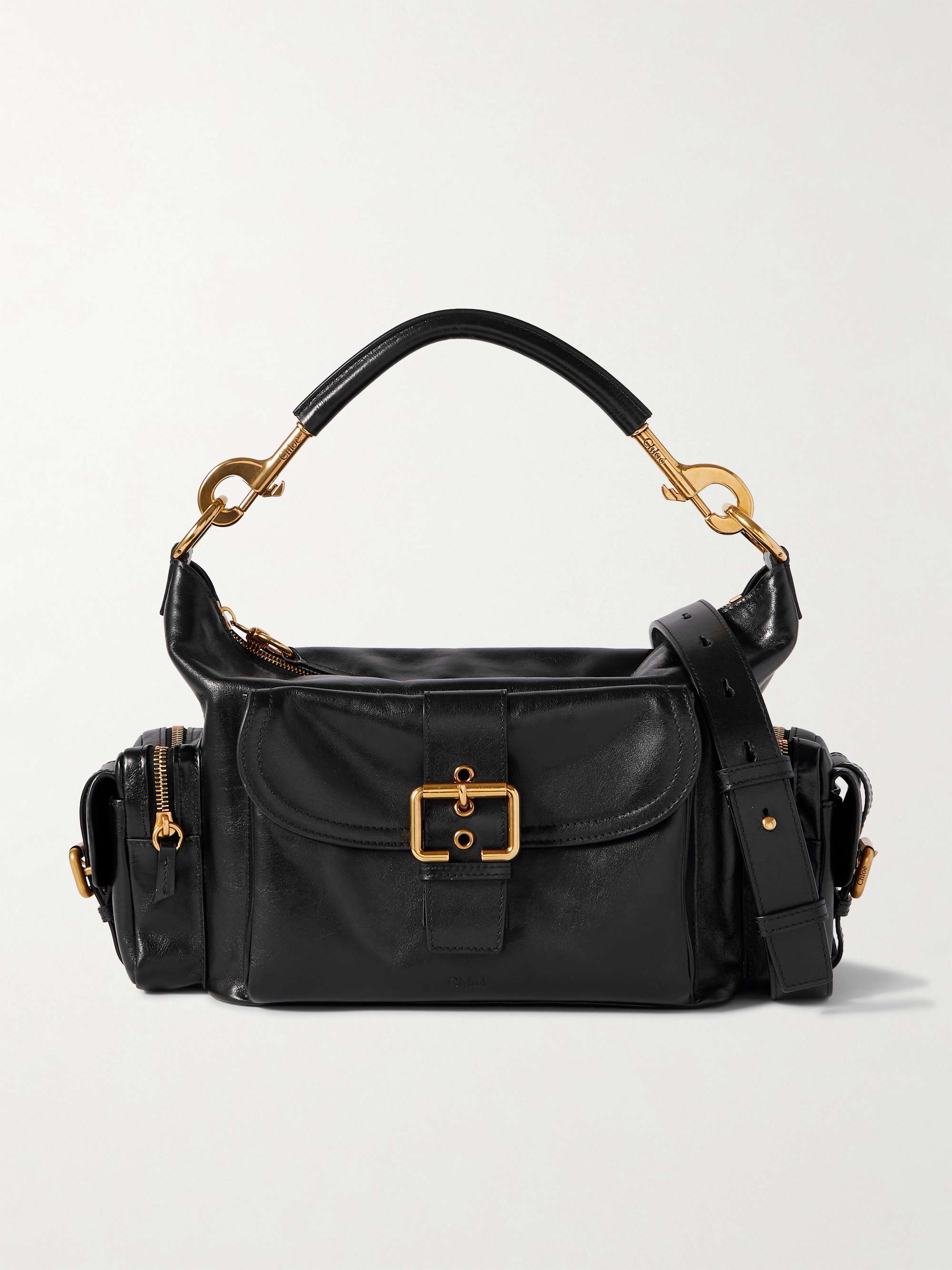 Camera Leather Shoulder Bag