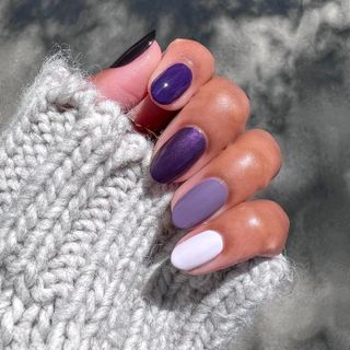 @themaniclub ombré plum nails