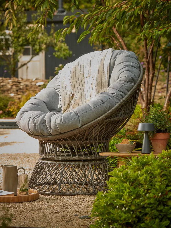 Cox &amp;amp; Cox, Issuri Indoor Outdoor Swivel Chair