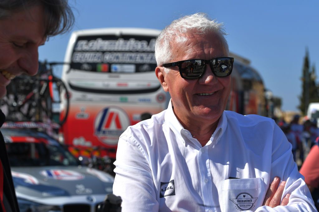 Deceuninck-QuickStep boss Patrick Lefevere at the 2020 Volta ao Algarve