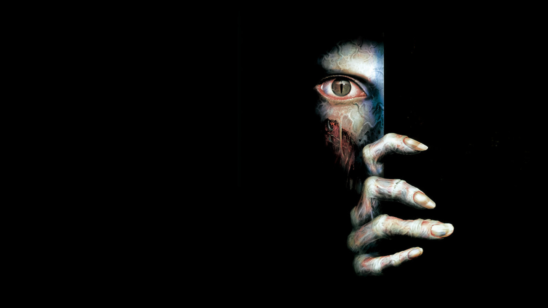 The Resident Evil 2 key art showing a zombie peeking around a corner, used on the GOG store listing for the PC version of the game