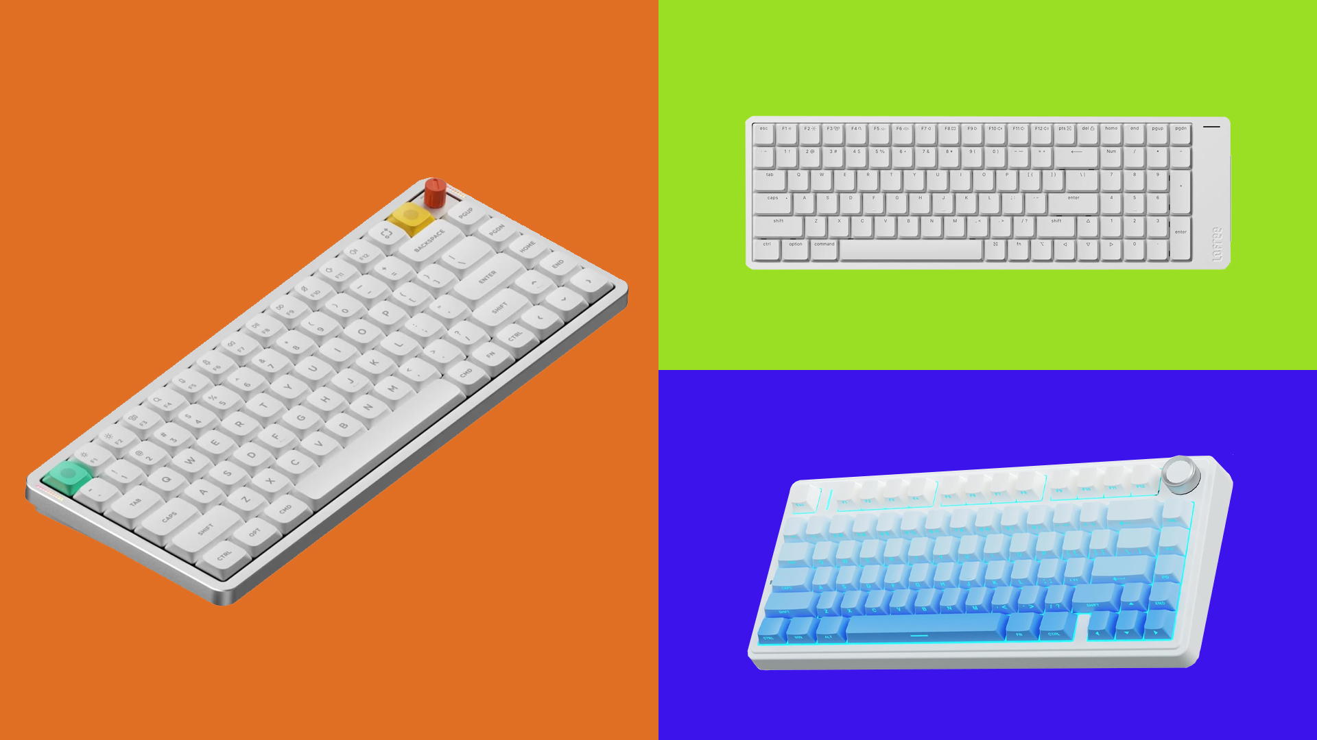 Three of the best keyboards about. 