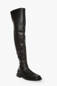 Staud Belle Boot - Black Vegan Leather $495
