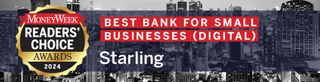 MoneyWeek Readers' Choice Awards Best Bank for Small Businesses (Digital) Starling