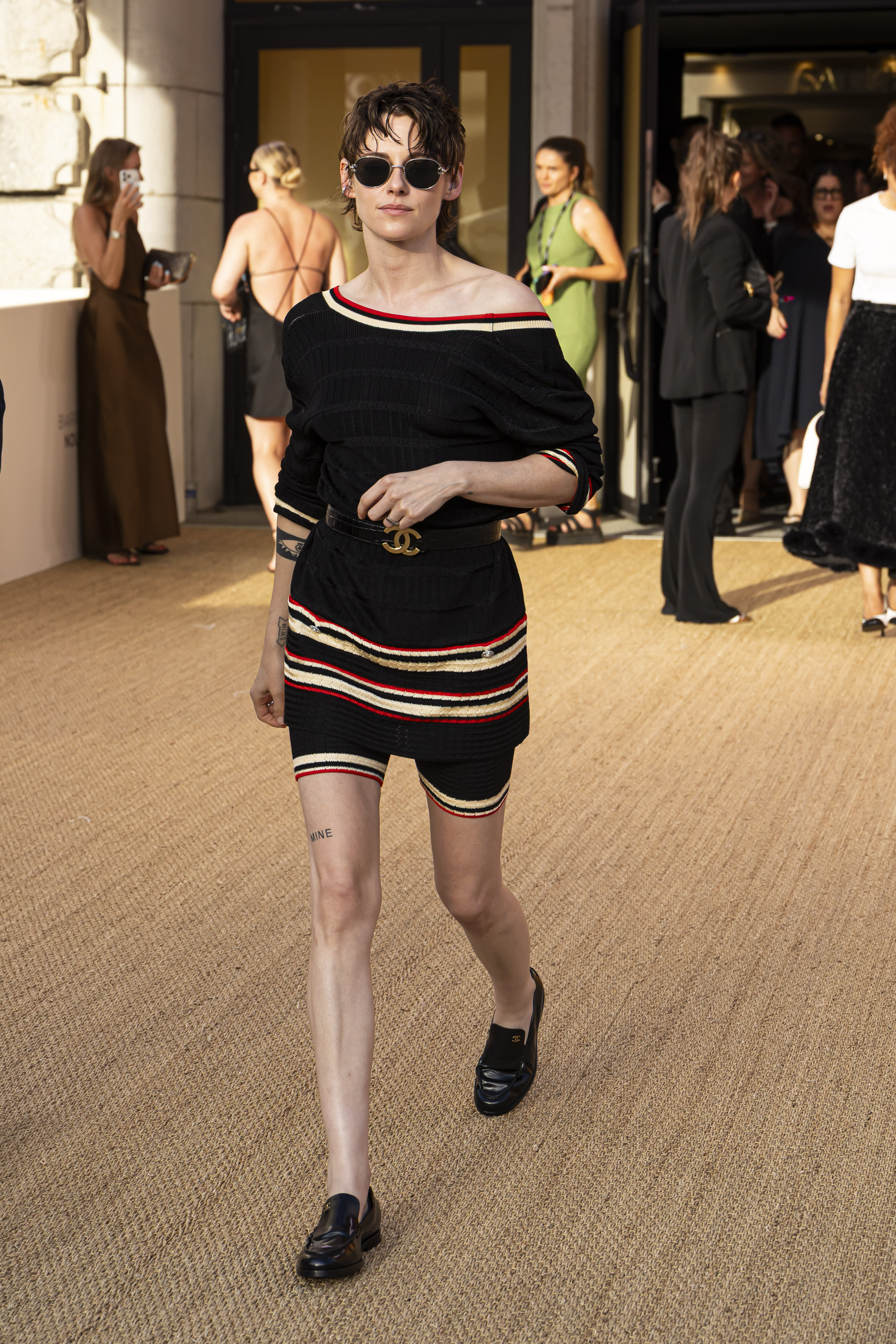 Kristen Stewart styled a matching shorts set from Chanel's Cruise 2027 collection
