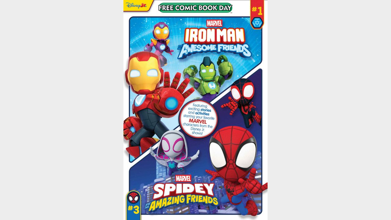 FREE COMIC BOOK DAY 2025: IRON MAN &amp; HIS AWESOME FRIENDS/SPIDEY &amp; HIS AMAZING FRIENDS #1