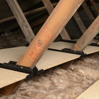 Loft insulation with wood
