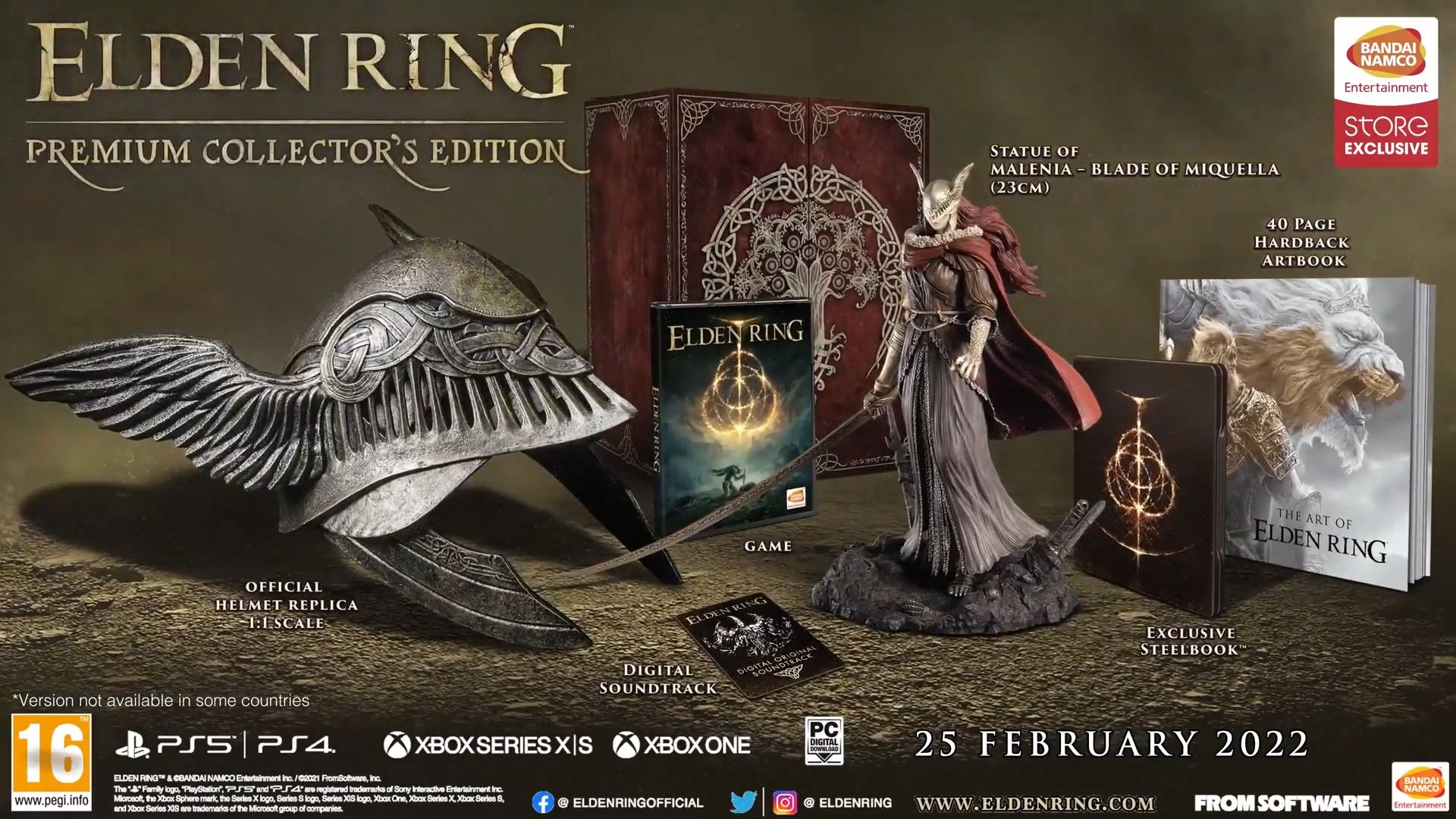 Elden Ring premium collector's edition comes with an astonishing 11