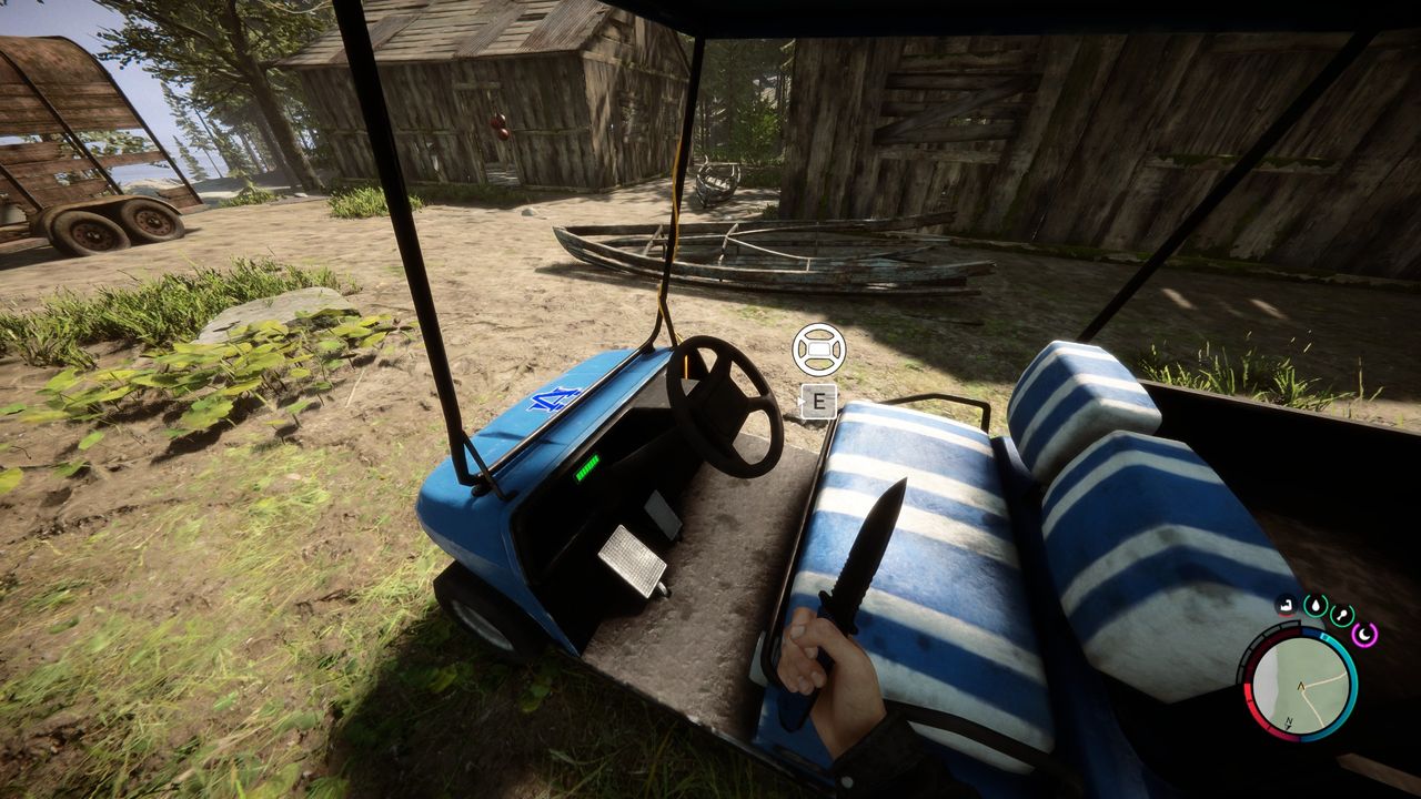Sons of the Forest golf cart location