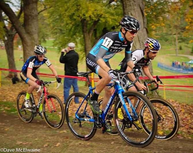 Alan Krughoff (Raleigh Clement) led much of lap one