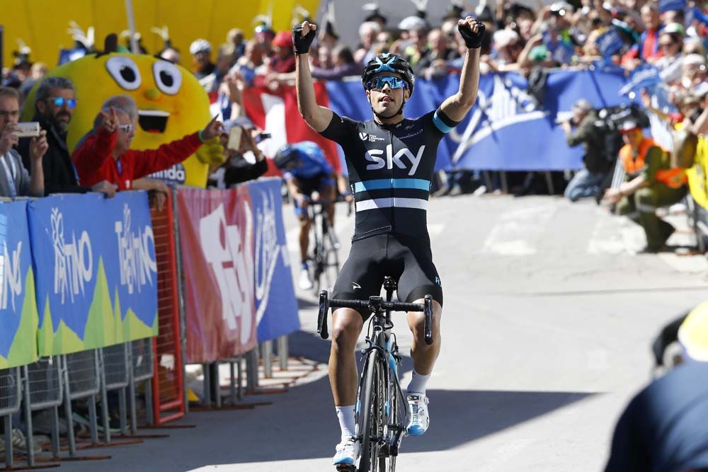 Mikel Landa (Team Sky) wins in Anras