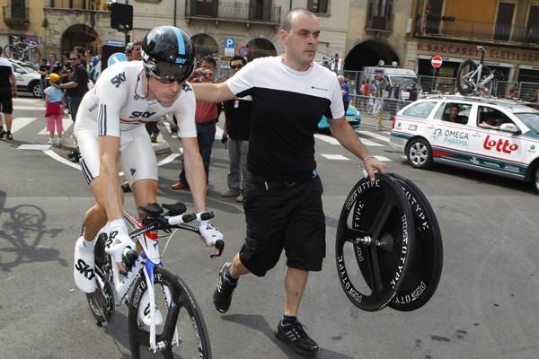 Bradley Wiggins (Team Sky) was aiming for the win